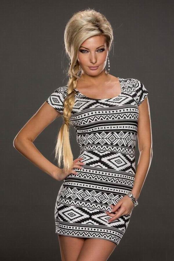 F2236   Sexy Gray Prints Printed Style Classical Summer Girl Dresses